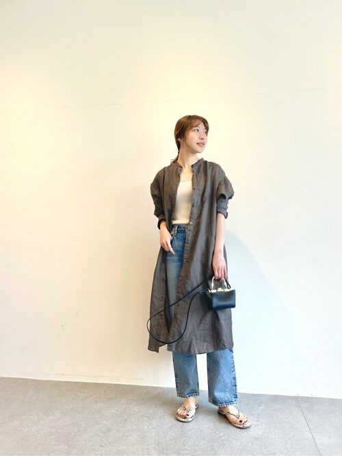 Whim Gazettewhimgazette Officialさんのシャツワンピースを使ったコーディネート Zozotown