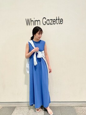 Whim Gazette ウィムガゼット レディース のワンピース コットン コーディネート セールアイテム Zozotown