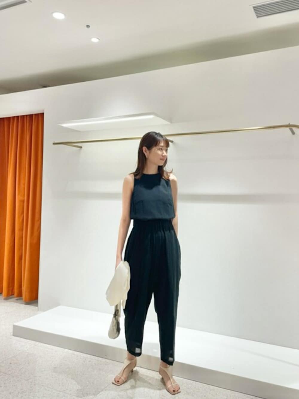 タイムセール　vaqutauxvoyage　ヴァクトー　バイカラードコンビネゾン 30%OFF】【÷÷】Hella ヘラ セーラーカラー Vネック コンビネゾン