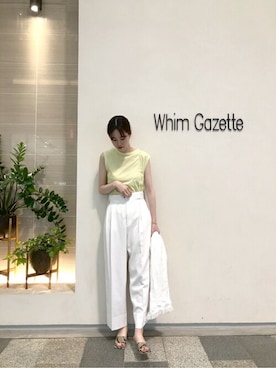 WhimGazette_officialさん（レディース・172cm）の春コーディネート
