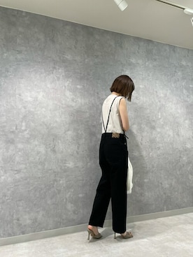 「Whim Gazette（ウィムガゼット）のアイテム（サロペット/オーバーオール）」を使った、WhimGazette_officialさん（レディース・168cm）の春コーディネート