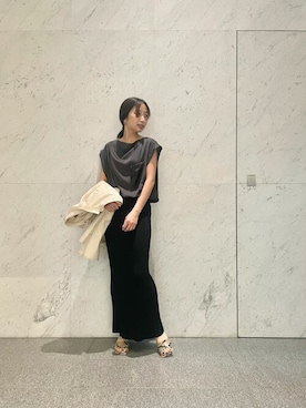 「Whim Gazette（ウィムガゼット）のアイテム（カバーオール）」を使った、WhimGazette_officialさん（レディース・156cm）の夏コーディネート