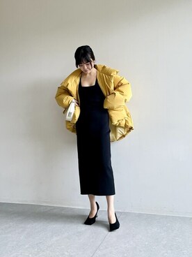 「Whim Gazette（ウィムガゼット）のアイテム（ダウンジャケット/コート）」を使った、WhimGazette_officialさん（レディース・167cm）の夏コーディネート