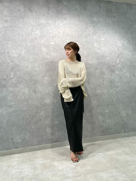 「pelleterno（ペレテルノ）のアイテム（サンダル）」を使った、WhimGazette_officialさん（レディース・158cm）の夏コーディネート