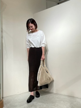 「pelleterno（ペレテルノ）のアイテム（その他シューズ）」を使った、WhimGazette_officialさん（レディース・168cm）の夏コーディネート