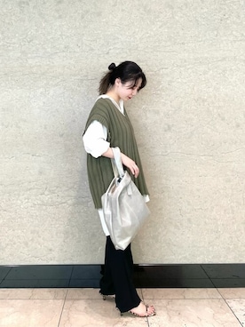 「pelleterno（ペレテルノ）のアイテム（サンダル）」を使った、WhimGazette_officialさん（レディース・151cm）の秋コーディネート