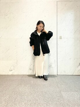 「Whim Gazette（ウィムガゼット）のアイテム（ブルゾン）」を使った、WhimGazette_officialさん（レディース・149cm）の秋コーディネート