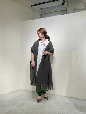 「Whim Gazette（ウィムガゼット）のアイテム（スウェットパンツ）」を使った、WhimGazette_officialさん（レディース・158cm）の秋コーディネート