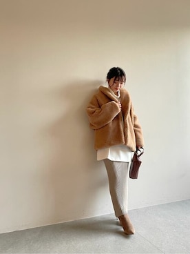 「Whim Gazette（ウィムガゼット）のアイテム（ブルゾン）」を使った、WhimGazette_officialさん（レディース・158cm）の秋コーディネート