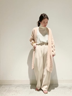 「pelleterno（ペレテルノ）のアイテム（サンダル）」を使った、WhimGazette_officialさん（レディース・156cm）の秋コーディネート