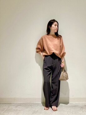 「pelleterno（ペレテルノ）のアイテム（サンダル）」を使った、WhimGazette_officialさん（レディース・156cm）の秋コーディネート
