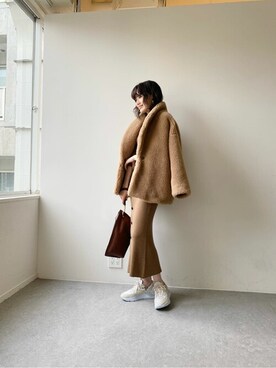 「Whim Gazette（ウィムガゼット）のアイテム（ブルゾン）」を使った、WhimGazette_officialさん（レディース・167cm）の秋コーディネート