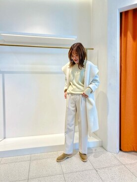 「pelleterno（ペレテルノ）のアイテム（その他シューズ）」を使った、WhimGazette_officialさん（レディース・165cm）の秋コーディネート