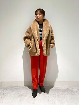 「Whim Gazette（ウィムガゼット）のアイテム（ブルゾン）」を使った、WhimGazette_officialさん（レディース・153cm）の秋コーディネート
