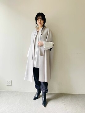 「Whim Gazette（ウィムガゼット）のアイテム（スウェットパンツ）」を使った、WhimGazette_officialさん（レディース・167cm）の秋コーディネート