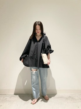 「pelleterno（ペレテルノ）のアイテム（サンダル）」を使った、WhimGazette_officialさん（レディース・156cm）の秋コーディネート