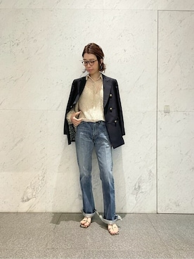 「pelleterno（ペレテルノ）のアイテム（サンダル）」を使った、WhimGazette_officialさん（レディース・162cm）の冬コーディネート