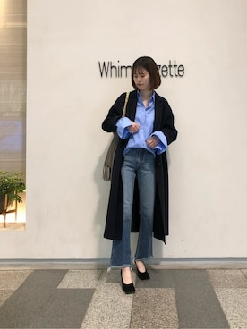 「MAURIZIO TAIUTI（マウリツィオタユーティ）のアイテム」を使った、WhimGazette_officialさん（レディース・172cm）の冬コーディネート