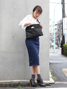 「PEACH JOHN（ピーチジョン）のアイテム」を使った、Nagasawa Kazukoさん（レディース・152cm）の春コーディネート