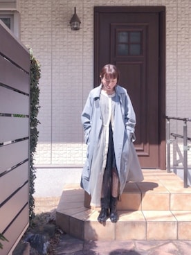 「H&M（エイチ・アンド・エム）のアイテム（スカート）」を使った、Nagasawa Kazukoさん（レディース・152cm）の春コーディネート