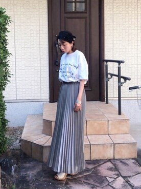 「Jeffrey Campbell（ジェフリーキャンベル）のアイテム」を使った、Nagasawa Kazukoさん（レディース・152cm）の夏コーディネート