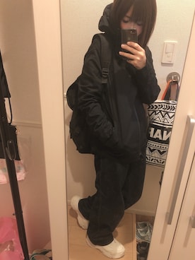 「やっぱりストリートが好き」｜「アイテム（マウンテンパーカー）」を使った、YUKI♡124さん（レディース・157cm）の秋コーディネート