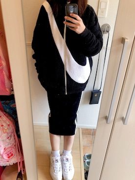 YUKI♡124さん(レディース・157cm)の冬コーディネート