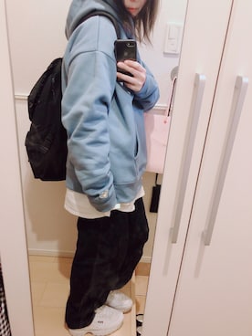 「reca（レカ）のアイテム（チュニック）」を使った、YUKI♡124さん（レディース・157cm）の冬コーディネート