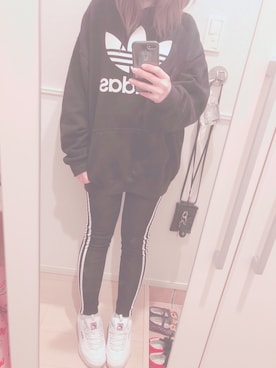 「アイテム（レギンス/スパッツ）」を使った、YUKI♡124さん（レディース・157cm）の春コーディネート