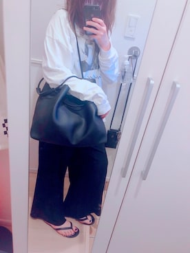 「ママファッション」｜「アイテム（ビーチサンダル）」を使った、YUKI♡124さん（レディース・157cm）の春コーディネート