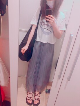 YUKI♡124さん（レディース・156cm）の夏コーディネート