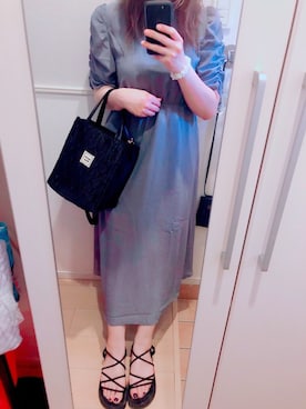 「アプレジュール」｜「アイテム（ワンピース/ドレス）」を使った、YUKI♡124さん（レディース・156cm）の夏コーディネート