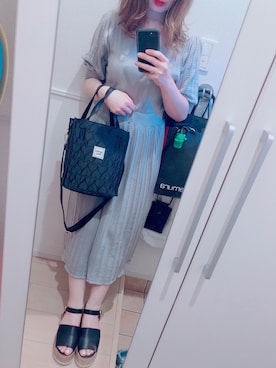 YUKI♡124さん（レディース・156cm）の夏コーディネート