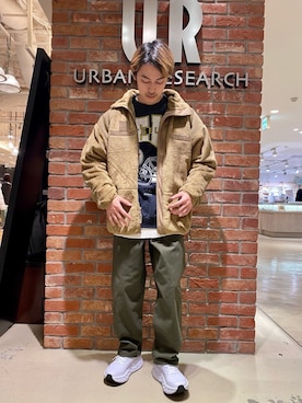 「ROTHCO（ロスコ）のアイテム（ジャケット/アウター）」を使った、榎本爽太さん（メンズ・168cm）の冬コーディネート