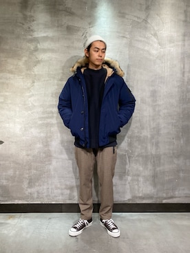 榎本爽太さん(メンズ・168cm)の冬コーディネート