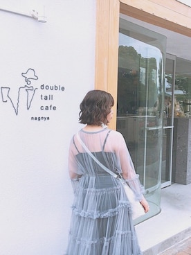 「Aura（アウラ）のアイテム」を使った、misa.さん（レディース・157cm）の夏コーディネート