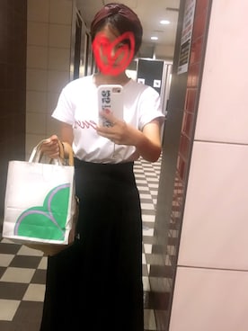 「Grail（グレイル）のアイテム」を使った、marykoさん（レディース・155cm）の夏コーディネート