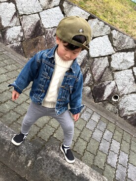 「UNIQLO（ユニクロ）のアイテム（スラックス、グレー系）」を使った、yukiさん（レディース・160cm）の春コーディネート