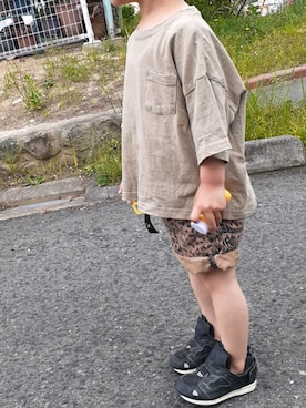 「Lee（リー）のアイテム（パンツ、ブラウン系）」を使った、yukiさん（レディース・160cm）の春コーディネート
