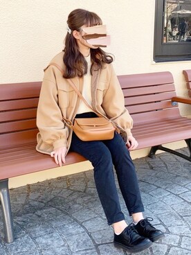 「RETRO GIRL（レトロガール）のアイテム（ダウンジャケット/コート）」を使った、🌻sunny🌻さん（レディース・155cm）の冬コーディネート