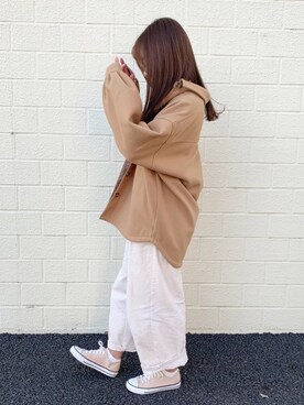 「RETRO GIRL（レトロガール）のアイテム（ダウンジャケット/コート）」を使った、🌻sunny🌻さん（レディース・155cm）の冬コーディネート