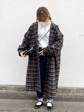 「SVEC（シュベック）のカンフーシューズ kung fu Shoes / ストラップパンプス（バレエシューズ）」を使った、🌻sunny🌻さん（レディース・155cm）の春コーディネート