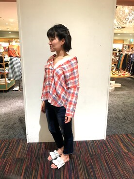 nanaさん(レディース・153cm)の夏コーディネート