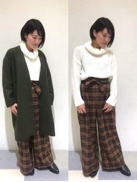 nanaさん（レディース・153cm）の秋コーディネート