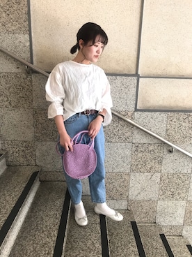 nanaさん（レディース・153cm）の春コーディネート