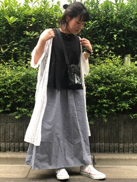 nanaさん（レディース・153cm）の夏コーディネート