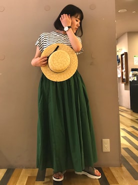 「ホーダー」｜nanaさん（レディース・153cm）の夏コーディネート