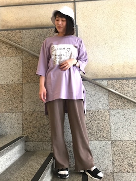 nanaさん（レディース・153cm）の夏コーディネート