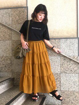 nanaさん（レディース・153cm）の夏コーディネート