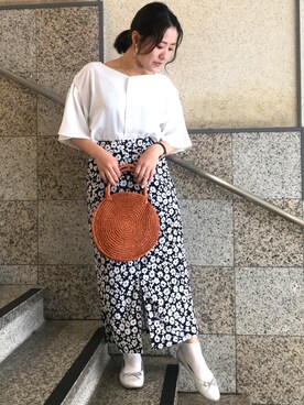 nanaさん（レディース・153cm）の夏コーディネート